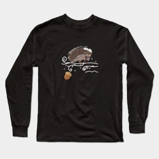 Hedge hog white Long Sleeve T-Shirt